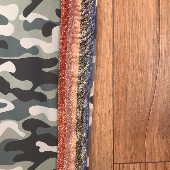 SPIRITUAL GANGSTER Camo Leggings w/ Glitter Stripe - Picture 2 of 4